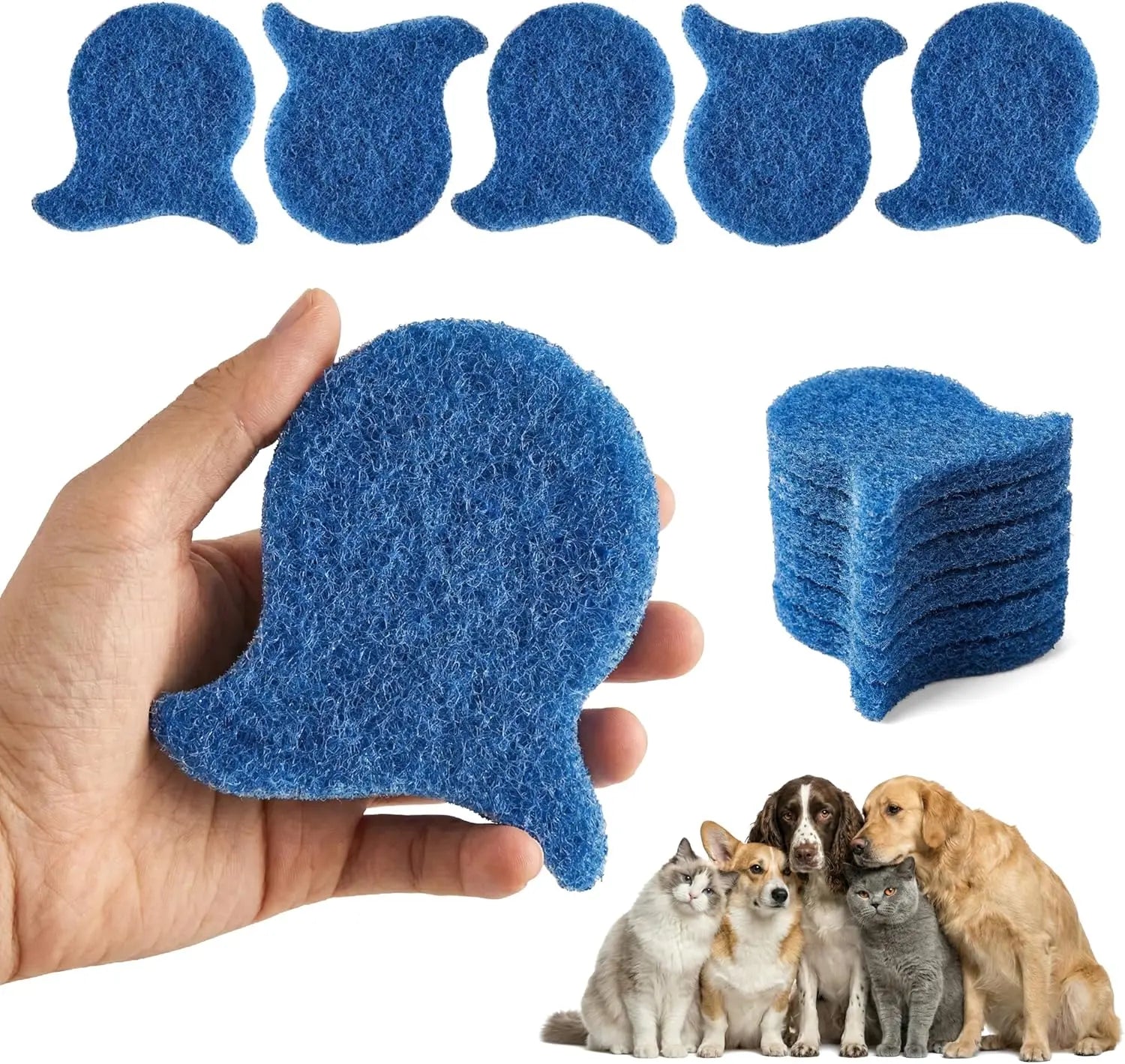 Reusable Pet Hair Remover Balls for Laundry - 6 Pack, Effective Dog and Cat Hair Catcher for Washing Machines
